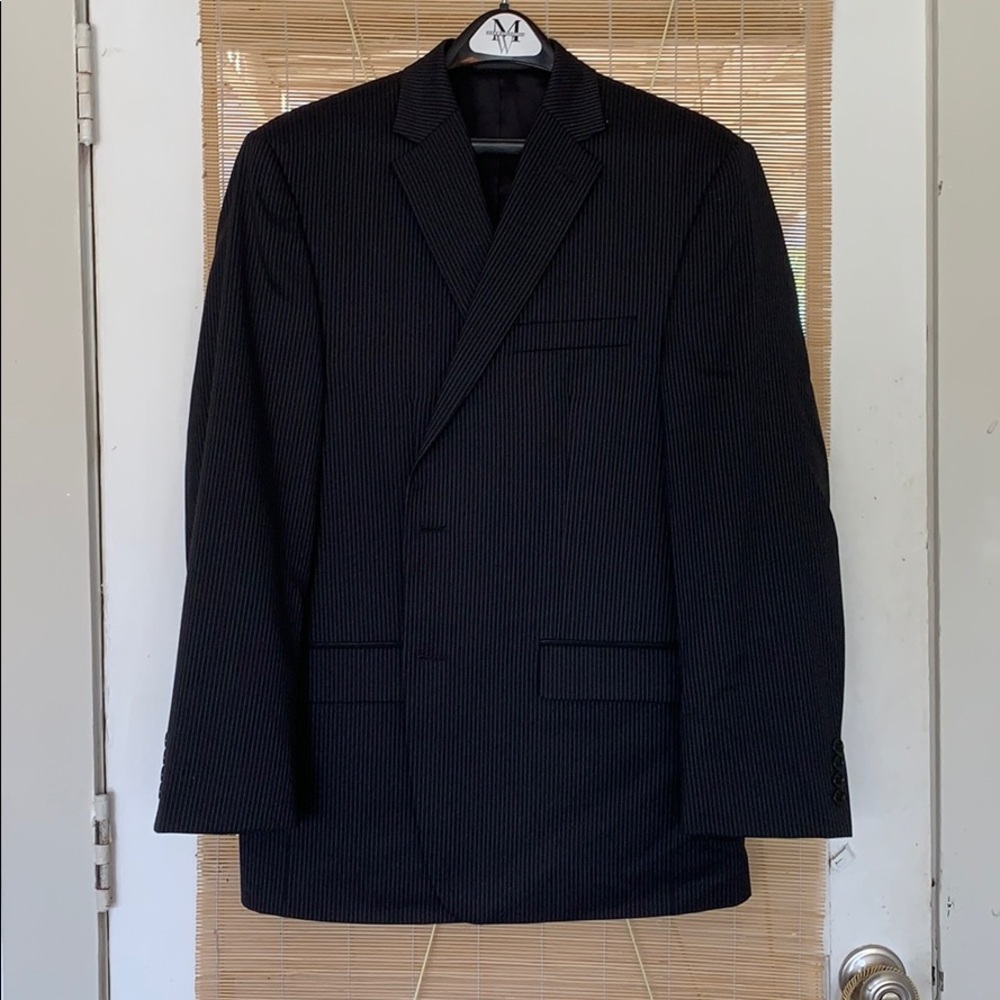Men’s Pinstripe Blazer by Calvin Klein